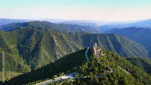 Cyprus. Cedar Valley. The church, a monastery in the mountains. tourist Attractions Cedar wood. Pine nuts	