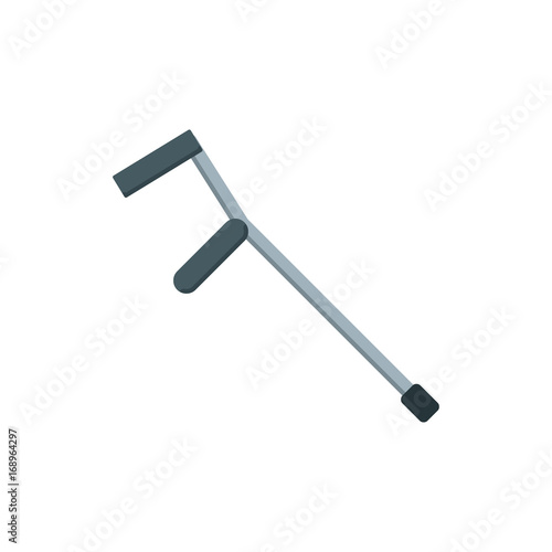 crutches color icon
