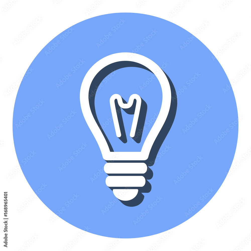 Lamp - vector icon.