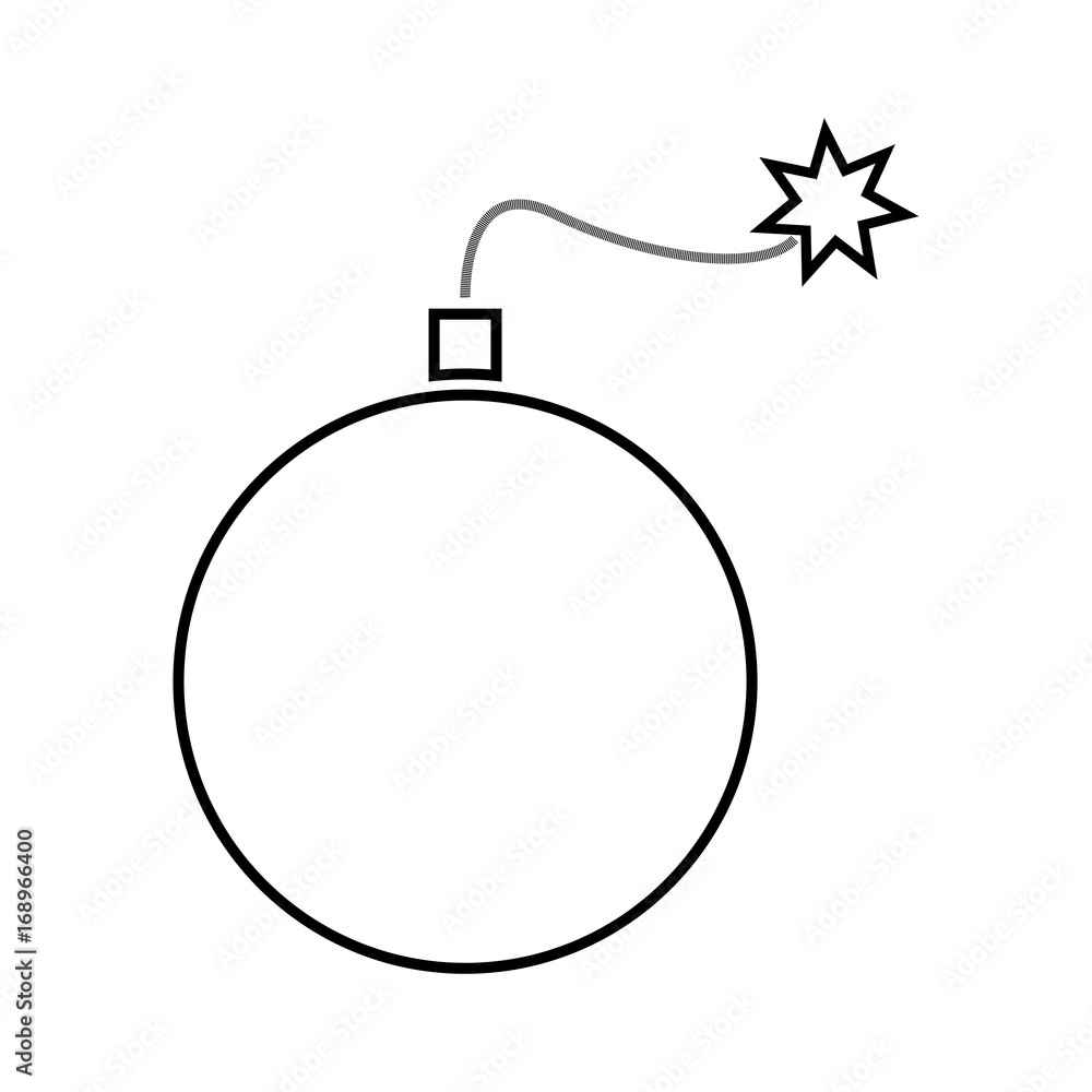 Bomb black color icon . Bomb black color icon .