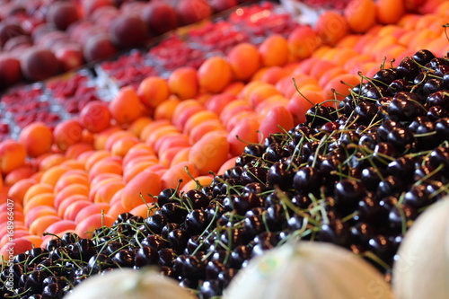 fruit market, Paris, France
