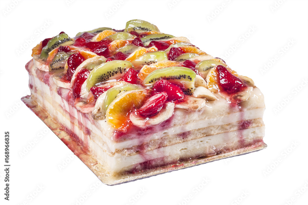 A cake isolated on white background with clipping path A cake isolated on white background with clipping path