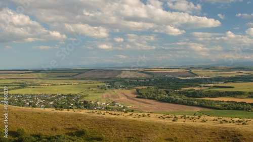 Wallpaper Mural Russia, Republic of Kabardino-Balkaria, time lapse. Summer in the mountains of the Caucasus. Formation and movement of clouds over mountains peaks. Torontodigital.ca