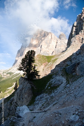 beautiful mountain landscape of Dolomites