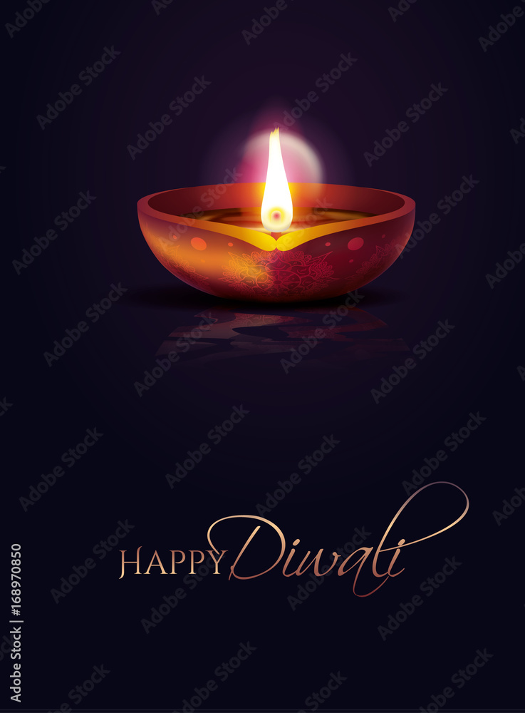 Vector illustration happy diwali Vector illustration happy diwali