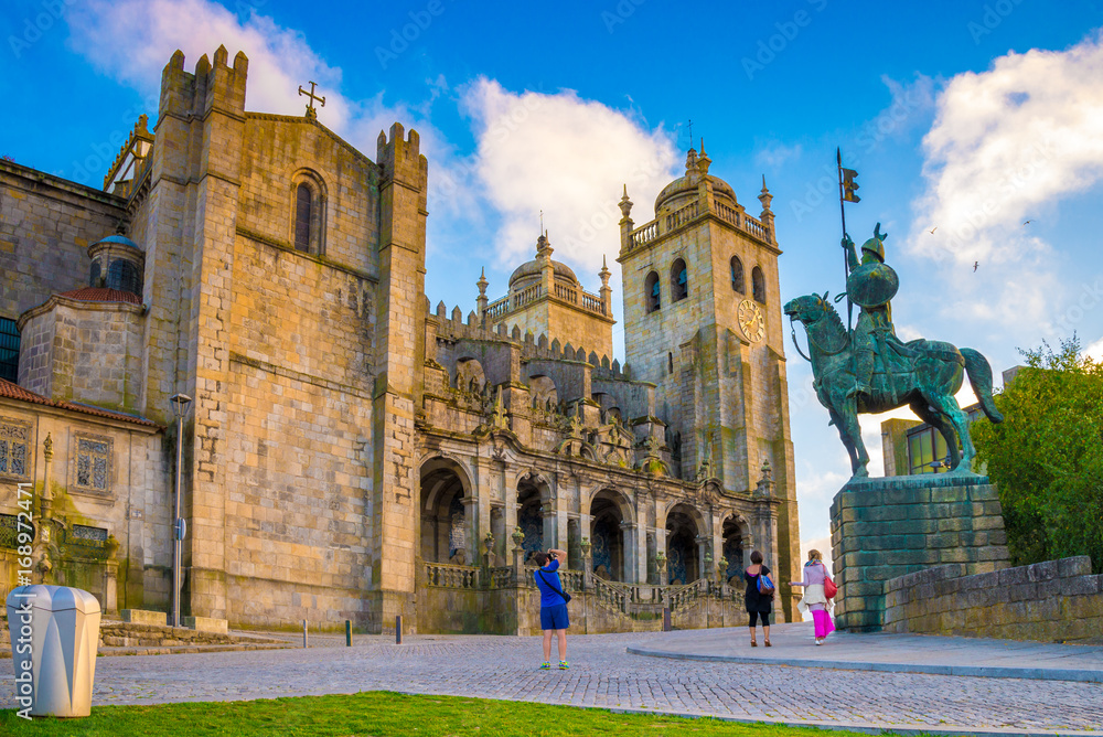 Porto Cathedral, Roman Catholic church located in the historical centre of the city of Porto, Portugal