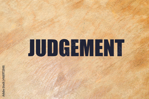 judgement concept background photo