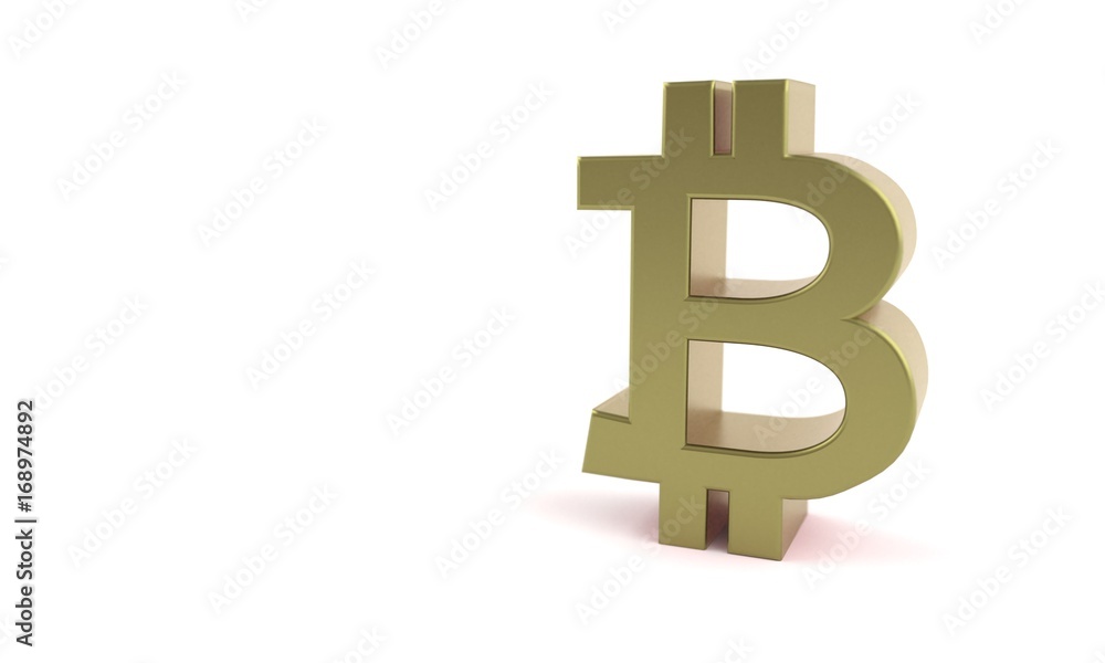 Bitcoin Symbole of background, 3d Bitcoin Symbole of background, 3d