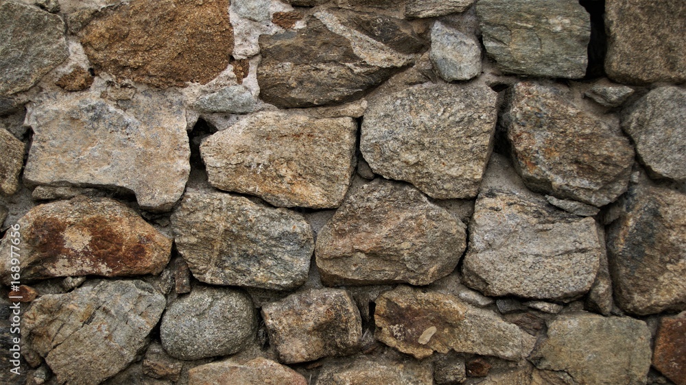 Obraz premium Stone wall background