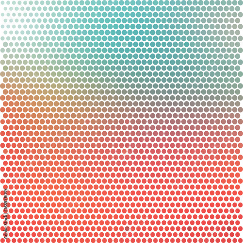 color circles. colour balls. multicolor light abstract background pattern. halftone effect. vector illustration.