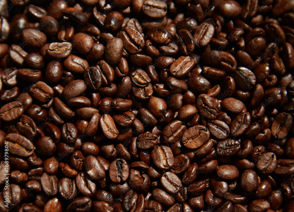 Coffee beans close-up Coffee beans close-up