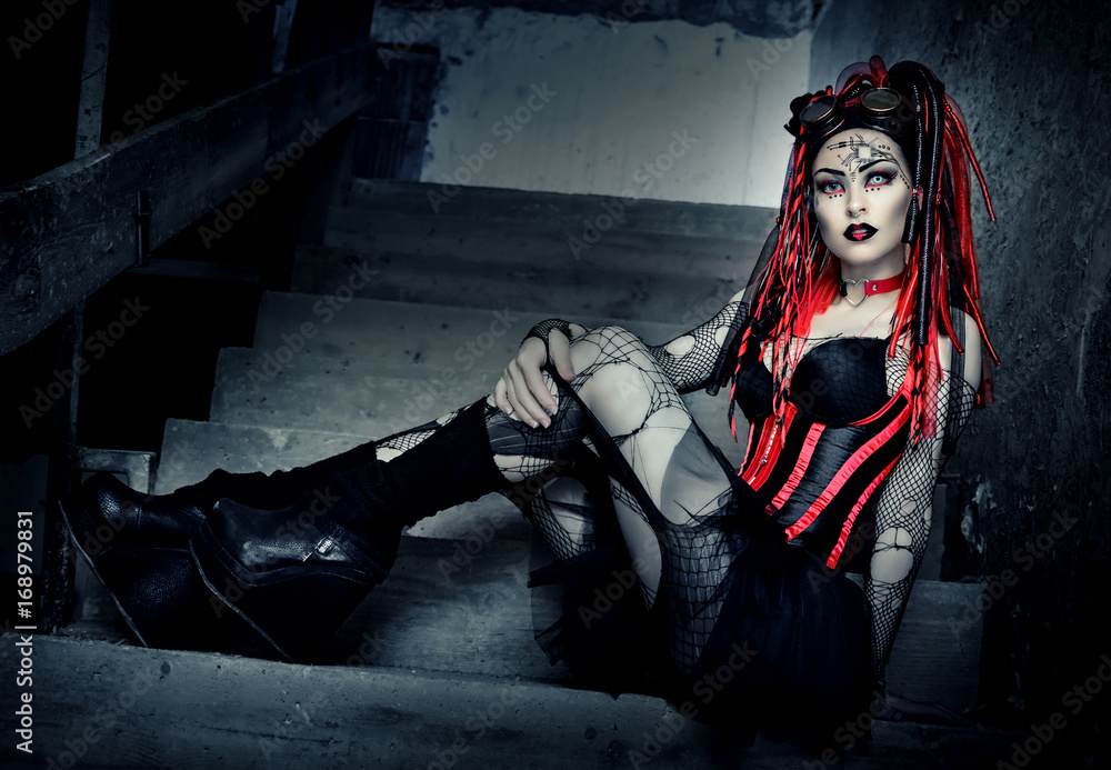 Fotografie, Plakater | Kjøp hos Europosters.noCyber Goth Girl - Gothic