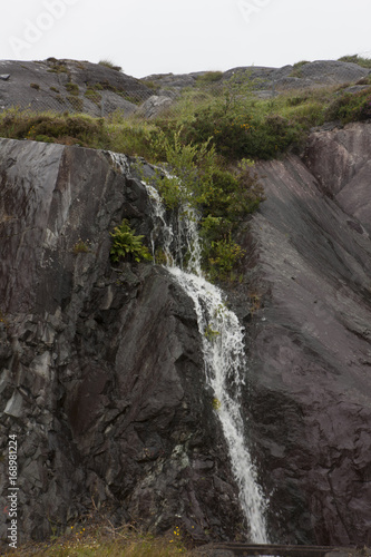 Rocks and waterfall. Westcoast Ireland. Ocean. County of Cork photo