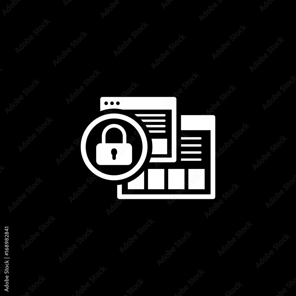 Security Level Icon. Flat Design. Security Level Icon. Flat Design.