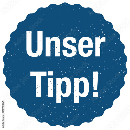Unser Tipp! - Sticker- Vektor