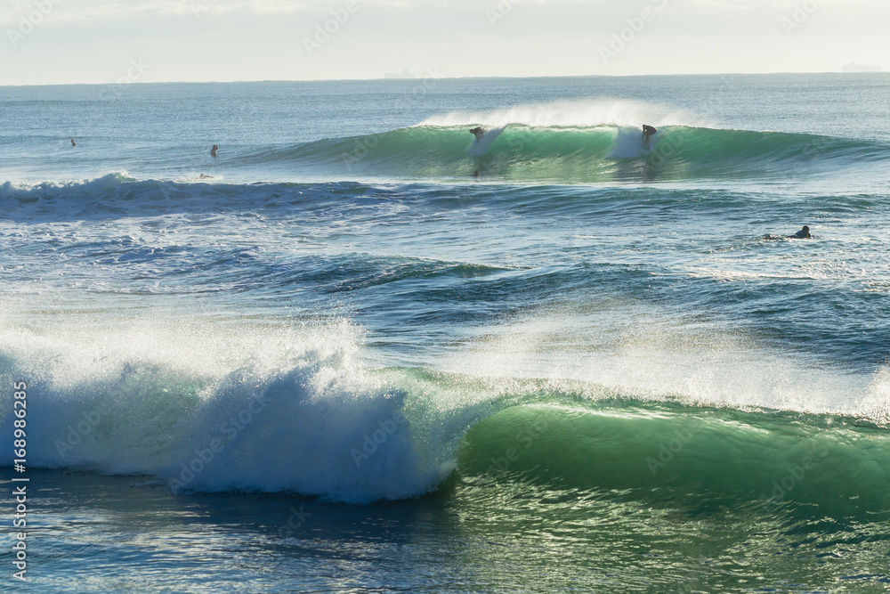 Fototapeta premium Surfer Wave Ride Surfing