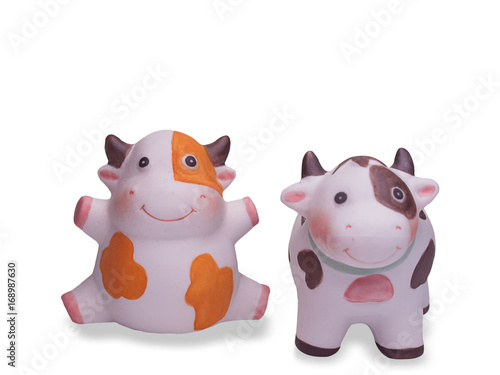 cow doll.  clipping path 