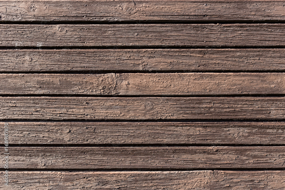Fototapeta premium Old painted wood wall - texture or background
