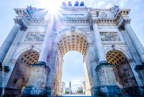 siegestor in munich photo