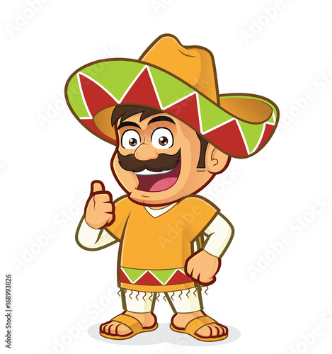 Mexican man giving thumbs up