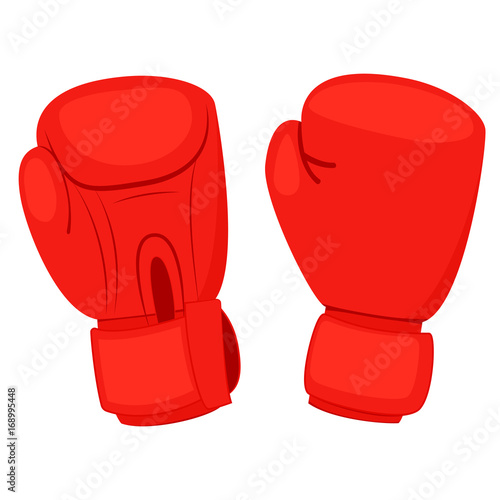 Red boxing gloves