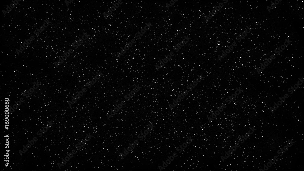 Abstract background with space stars. 3d render