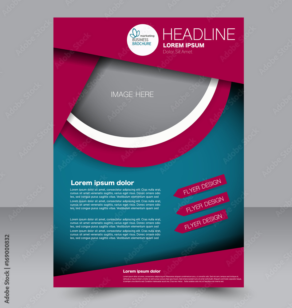 Abstract flyer design background. Brochure template. To be used for magazine cover, business mockup, education, presentation, report. Red and blue color. Abstract flyer design background. Brochure template. To be used for magazine cover, business mockup, education, presentation, report. Red and blue color.