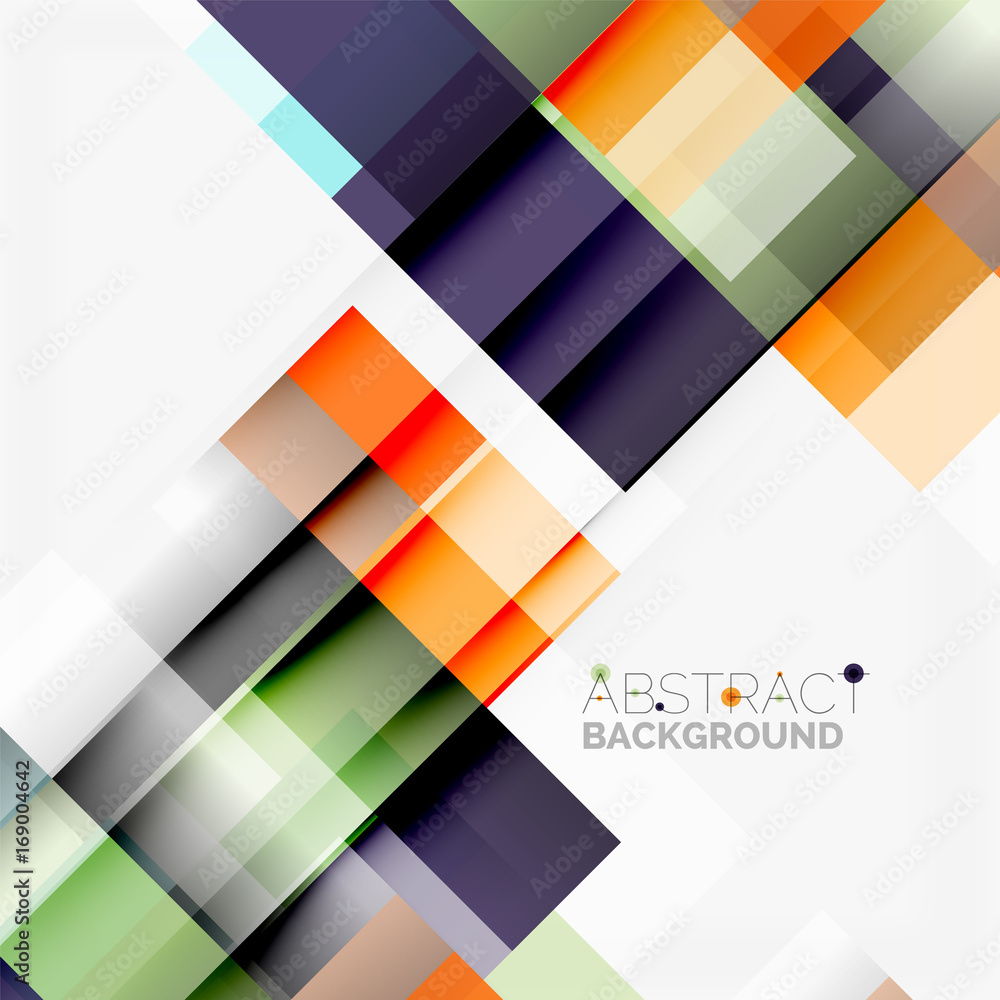 Abstract blocks template design background, simple geometric shapes on white, straight lines and rectangles Abstract blocks template design background, simple geometric shapes on white, straight lines and rectangles
