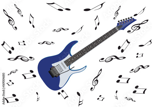 strumento musicale chitarra elettrica