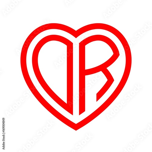 initial letters logo or red monogram heart love shape Free Download initial letters logo or red monogram heart love shape - GFXLoad