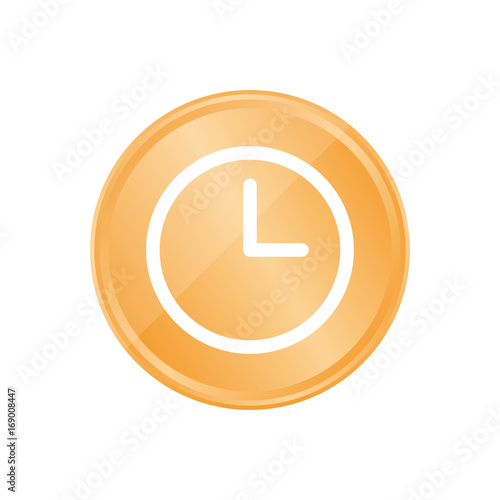 Bronze Münze - Uhr