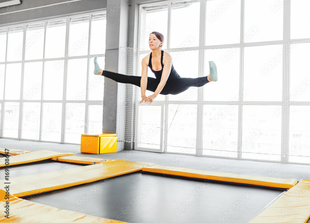 Trampoline discount fitness concept