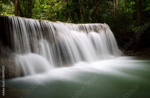 waterfall huay mae khamin in Kanchanaburi province,Thailand
