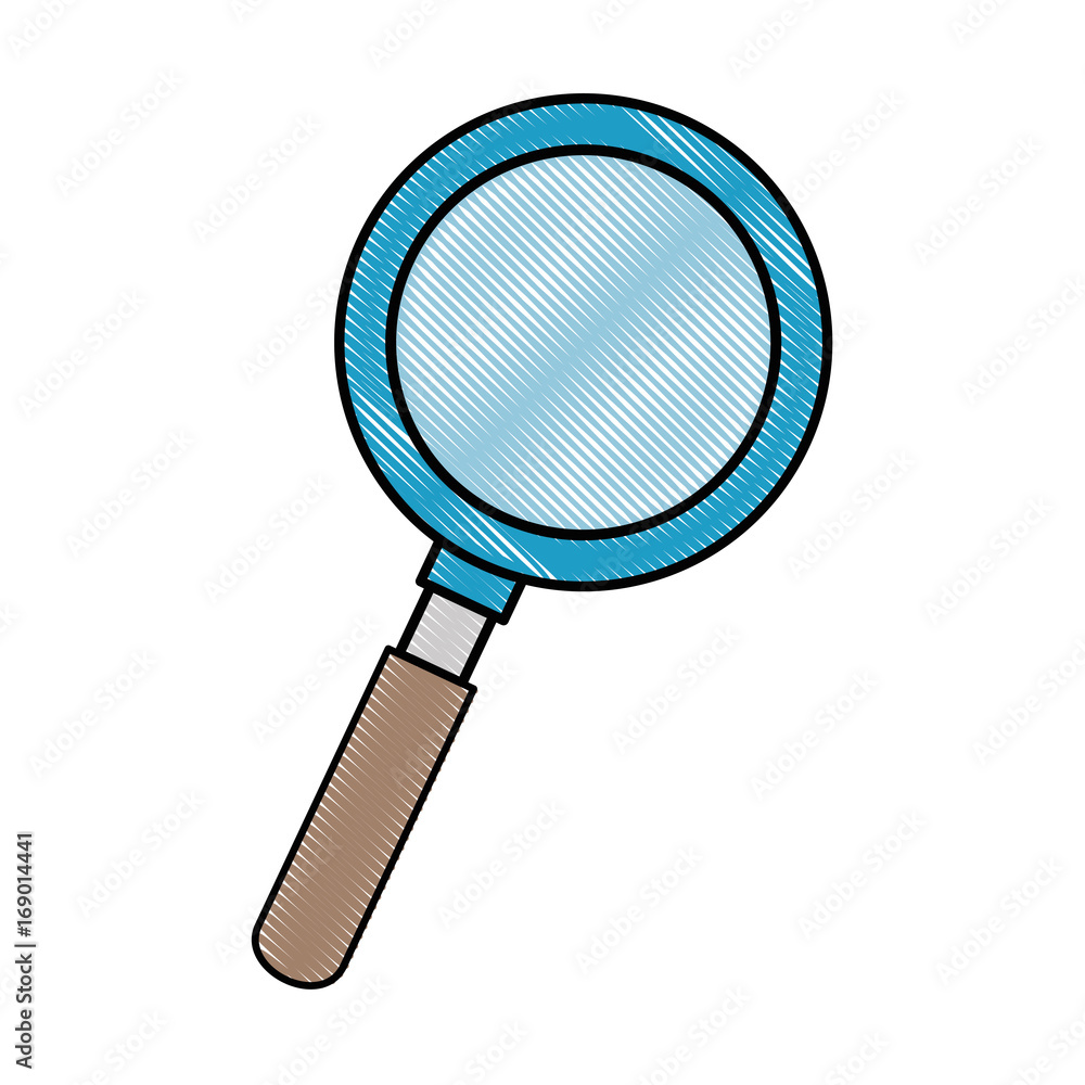 magnifying glass icon over white background vector illustration magnifying glass icon over white background vector illustration