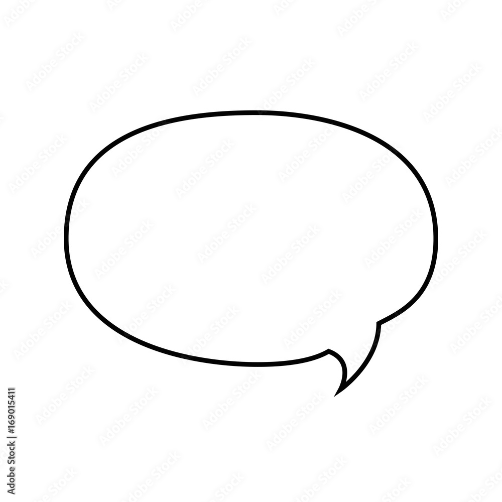 speech bubble icon over white background vector illustration speech bubble icon over white background vector illustration
