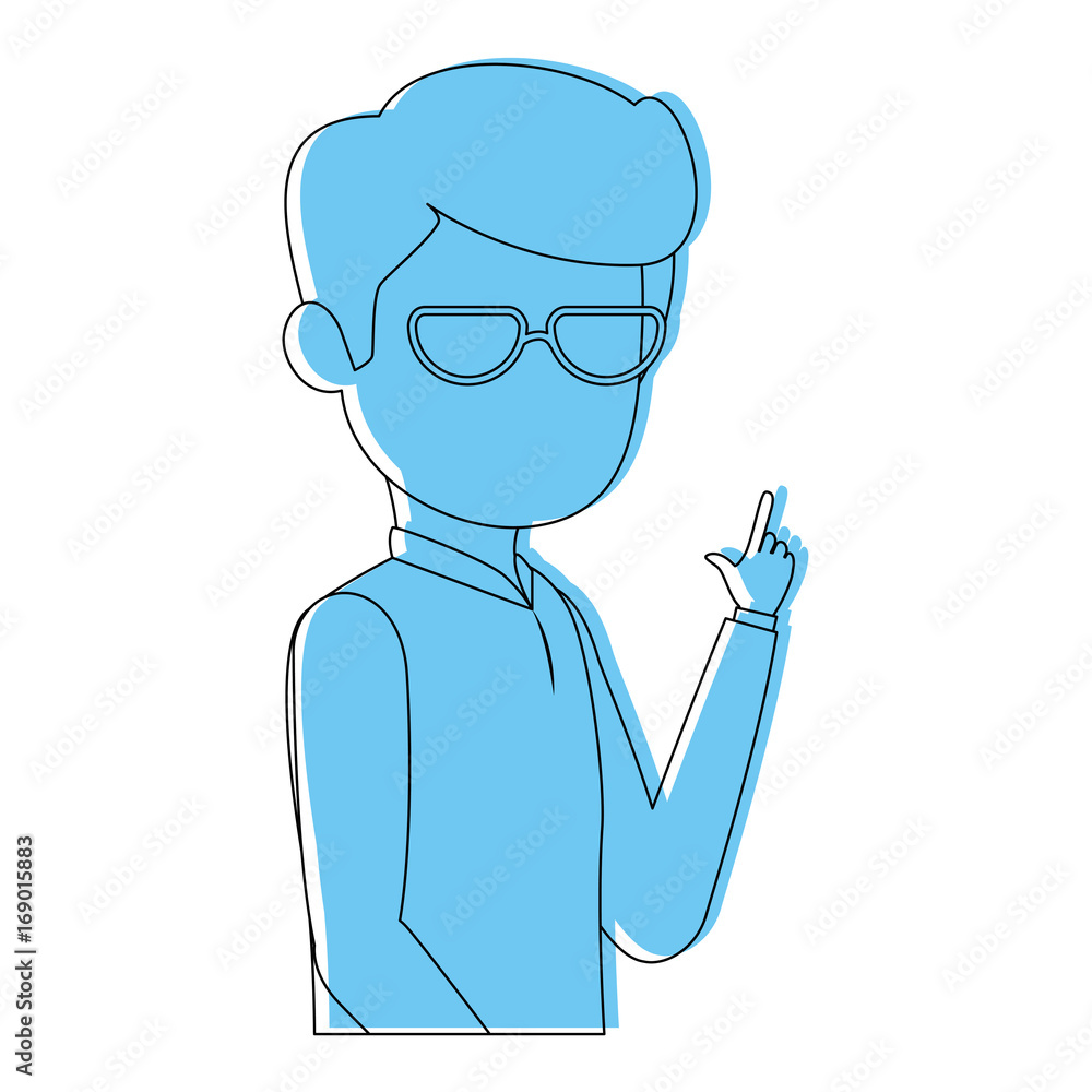 businessman standing icon over white background colorful design vector illustration businessman standing icon over white background colorful design vector illustration