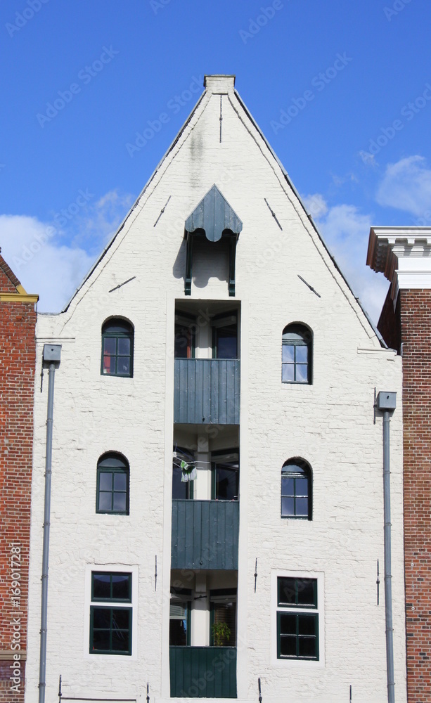 Historic warehouse in the center of Groningen. The Netherlands