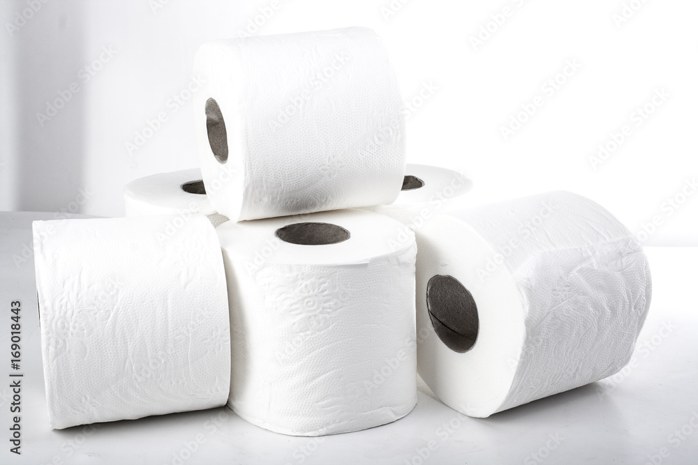 Fototapeta premium Toilet paper rolls