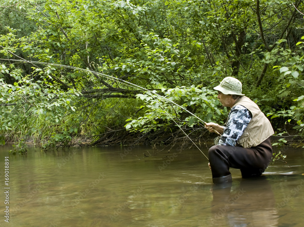 trout fisherman