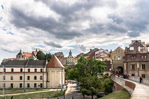 Lublin (Poland) - view on Old Town. On first plkan old Town hospital