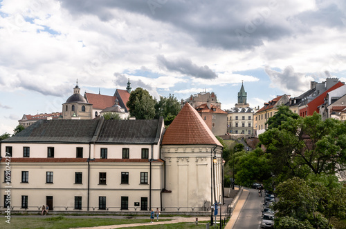 Lublin (Poland) - view on Old Town. On first plkan old Town hospital