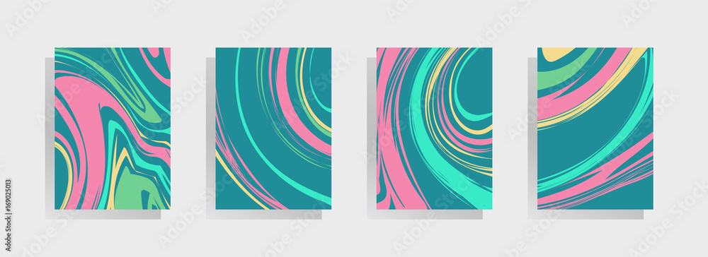 Set of marble texture. Tropical vector background Set of marble texture. Tropical vector background