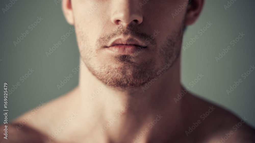 Naklejka premium Handsome young man