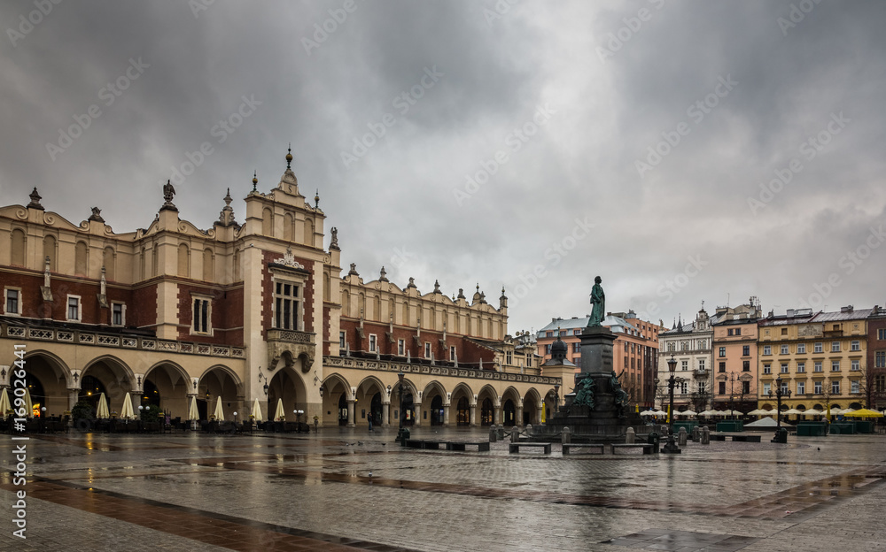 Cloth Hall on Main Market square in Cracow, Poland