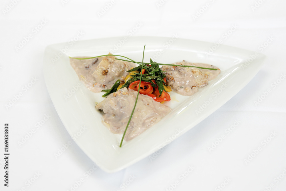 Tasty meal served for a lunch Tasty meal served for a lunch