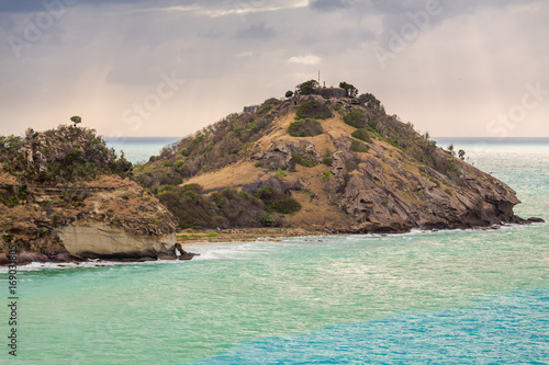 Panoramic view of the Valley Church beach in Antigua and Barbudas photo