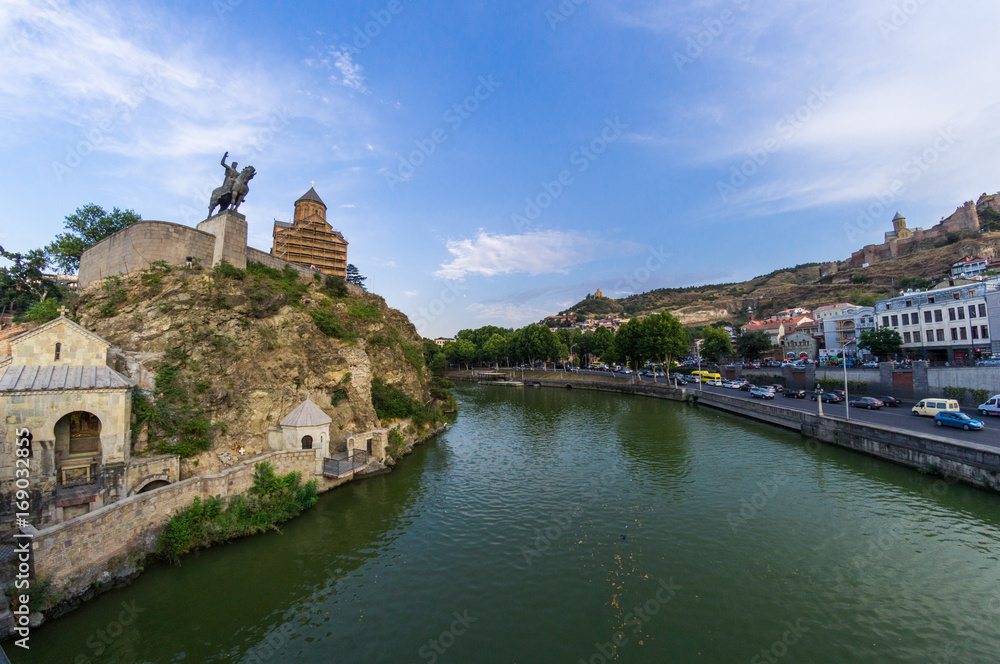 Tbilisi town architectural view 