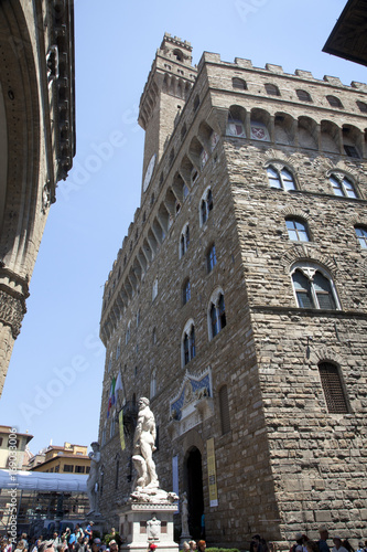 Toskana-Impressionen, Florenz, Palazzo Vecchio, mit David und Herkules
