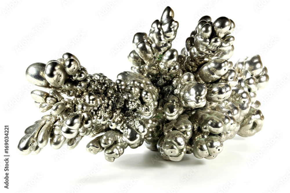 Nickel isoliert auf weißem Hintergrund StockFoto Adobe Stock