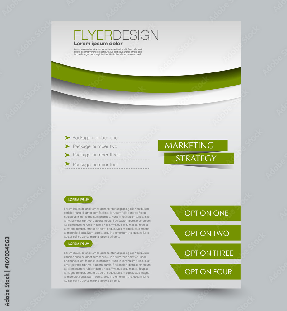 Green flyer vector design template set. Business brochure. Annual report or magazine cover. Green flyer vector design template set. Business brochure. Annual report or magazine cover.